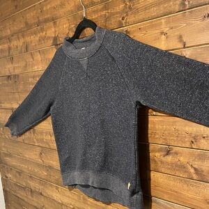 Tentree Grey Heathered Crewneck Sweatshirt | Size M
